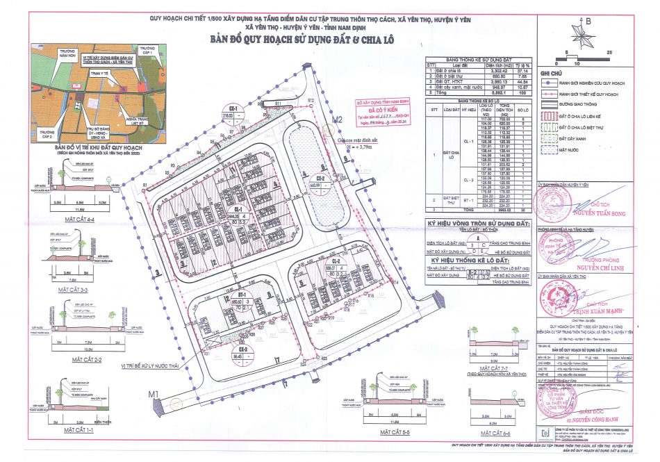 Quyết định lựa chọn tổ chức đấu giá và thông báo đấu giá QSD 30 lô đất tại điểm dân cư tập trung thôn Thọ Cách, xã Yên Thọ, huyện Ý Yên